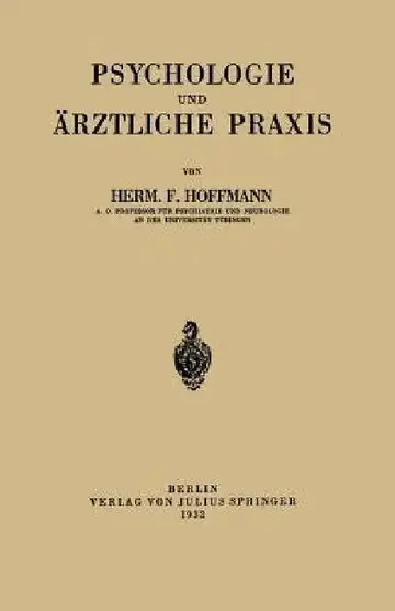 Cover of Psychologie Und Ärztliche PRAXIS