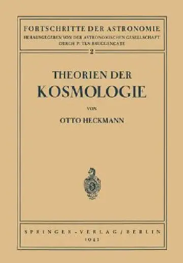Cover of Theorien Der Kosmologie