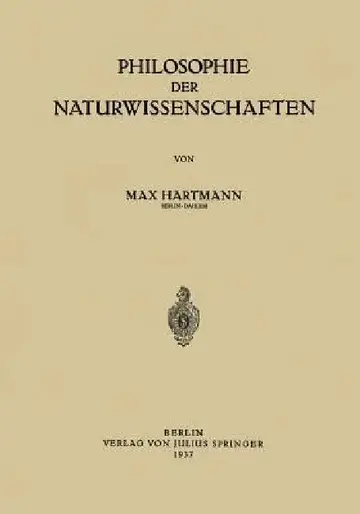 Cover of Philosophie Der Naturwissenschaften