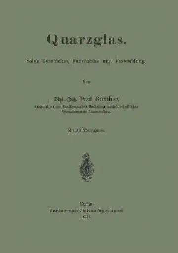 Cover of Quarzglas