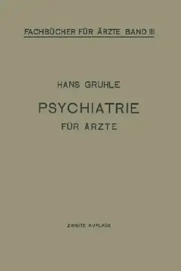 Cover of Psychiatrie Für Ärzte