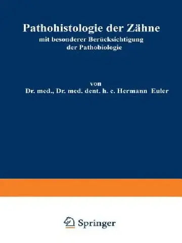 Cover of Pathohistologie Der Zähne