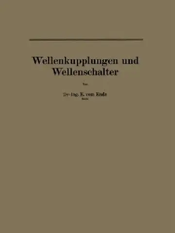 Cover of Wellenkupplungen Und Wellenschalter