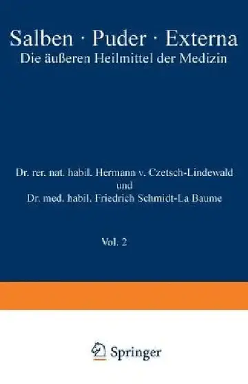 Cover of Salben - Puder - Externa
