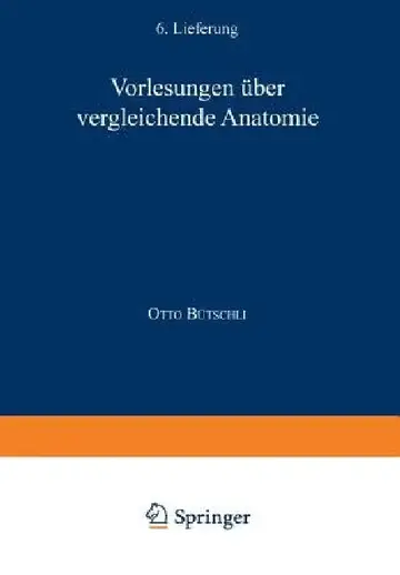 Cover of Vorlesungen Über Vergleichende Anatomie
