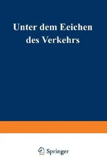 Cover of Unter Dem Zeichen Des Verkehrs