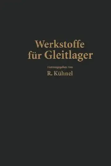 Cover of Werkstoffe Für Gleitlager