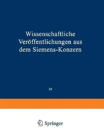 Cover of Wissenschaftliche Veröffentlichungen Aus Dem Siemens-Konzern