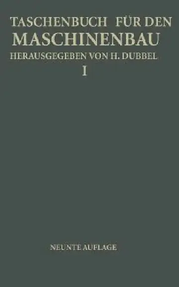 Cover of Taschenbuch Für Den Maschinenbau