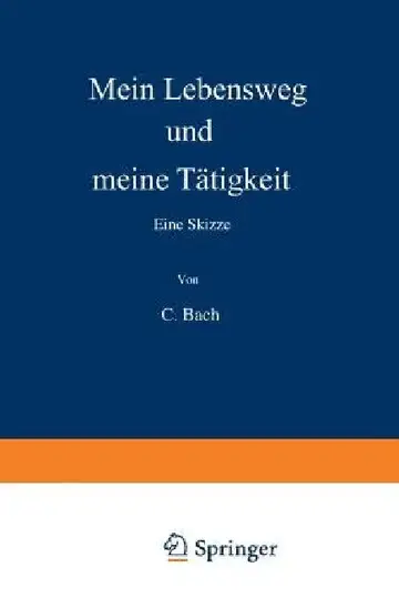 Cover of Mein Lebensweg Und Meine Tätigkeit