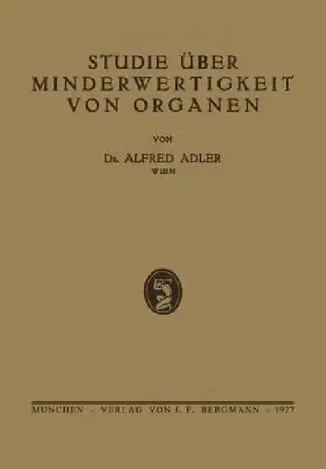 Cover of Studie Über Minderwertigkeit Von Organen
