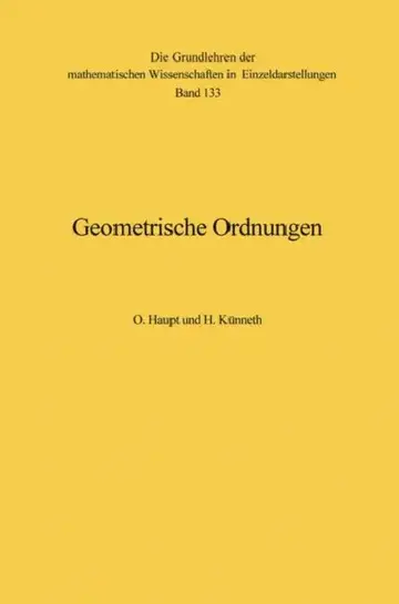 Cover of Geometrische Ordnungen