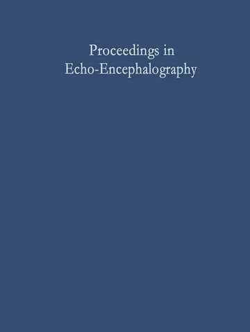 Cover of Proceedings in Echo-Encephalography