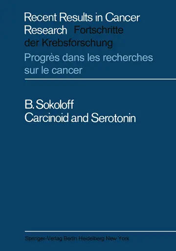 Cover of Carcinoid and Serotonin