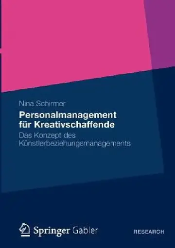 Cover of Personalmanagement Für Kreativschaffende