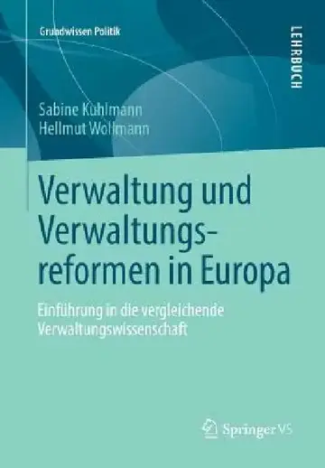 Cover of Verwaltung Und Verwaltungsreformen in Europa