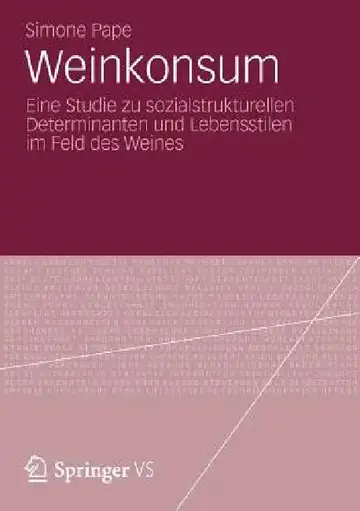 Cover of Weinkonsum