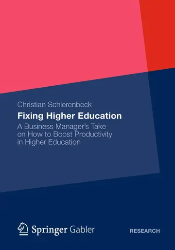 Cover of Fixing Higher Education