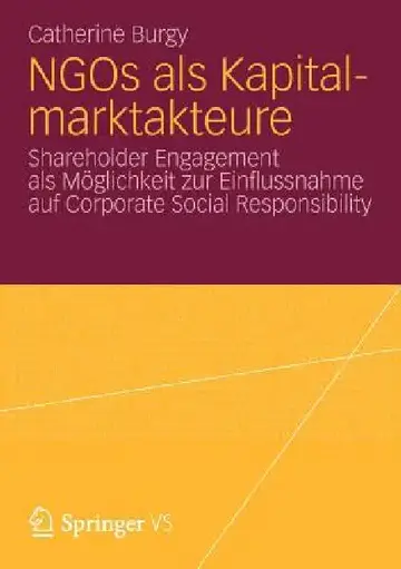 Cover of NGOs ALS Kapitalmarktakteure