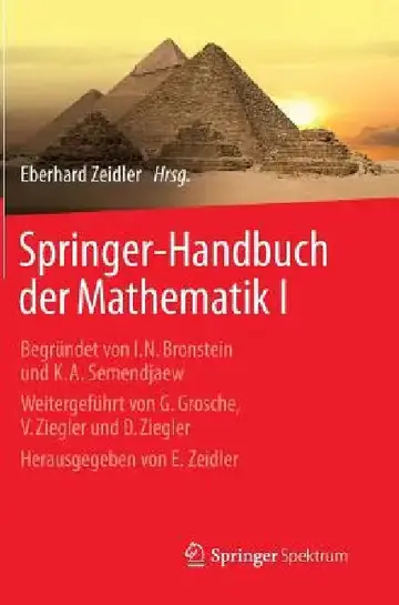 Cover of Springer-Handbuch Der Mathematik I