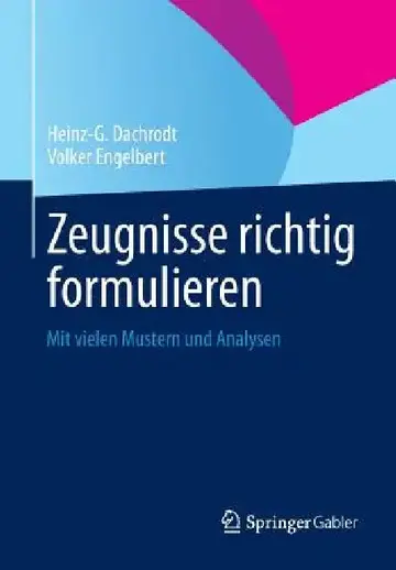 Cover of Zeugnisse Richtig Formulieren
