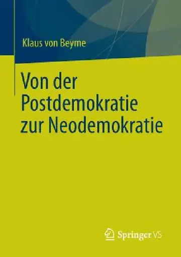 Cover of Von Der Postdemokratie Zur Neodemokratie