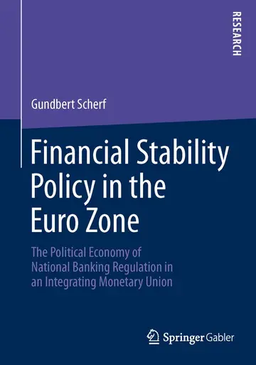 Cover of Financial Stability Policy in the Euro Zone