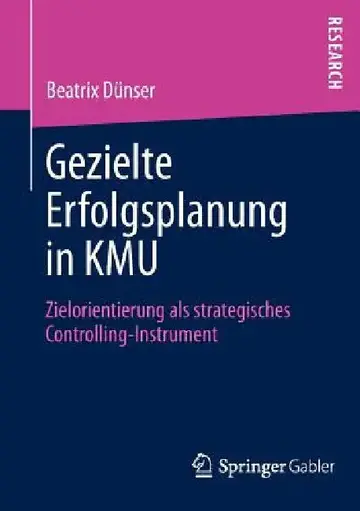 Cover of Gezielte Erfolgsplanung in Kmu