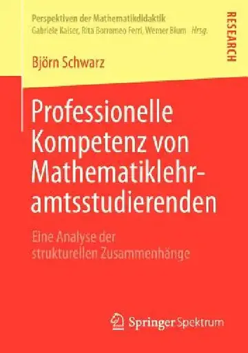 Cover of Professionelle Kompetenz Von Mathematiklehramtsstudierenden