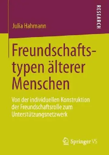 Cover of Freundschaftstypen Älterer Menschen