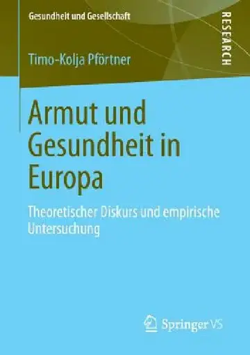 Cover of Armut Und Gesundheit in Europa