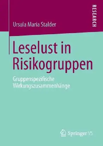 Cover of Leselust in Risikogruppen