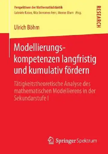 Cover of Modellierungskompetenzen Langfristig Und Kumulativ Fördern