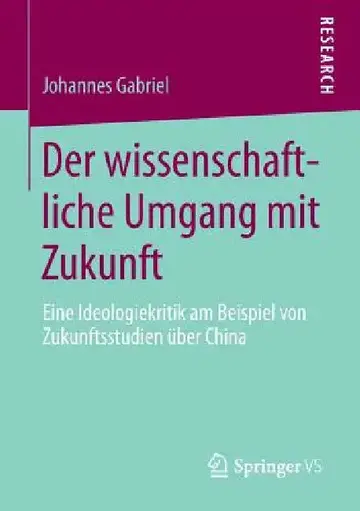 Cover of Der Wissenschaftliche Umgang Mit Zukunft