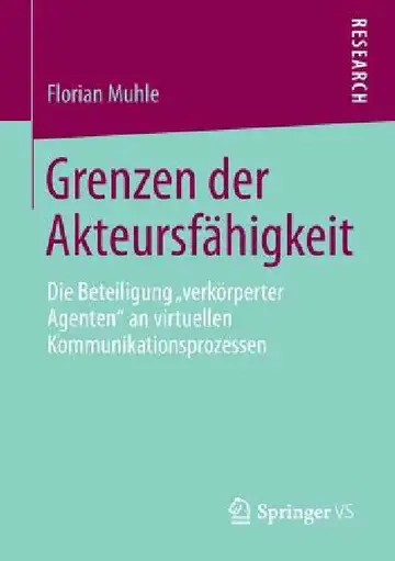 Cover of Grenzen Der Akteursfähigkeit