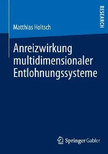 Cover of Anreizwirkung Multidimensionaler Entlohnungssysteme