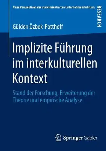 Cover of Implizite Führung Im Interkulturellen Kontext