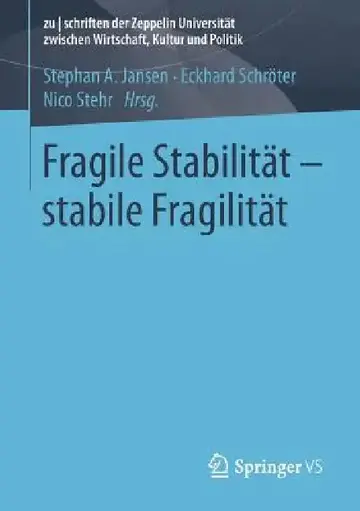 Cover of Fragile Stabilität - Stabile Fragilität
