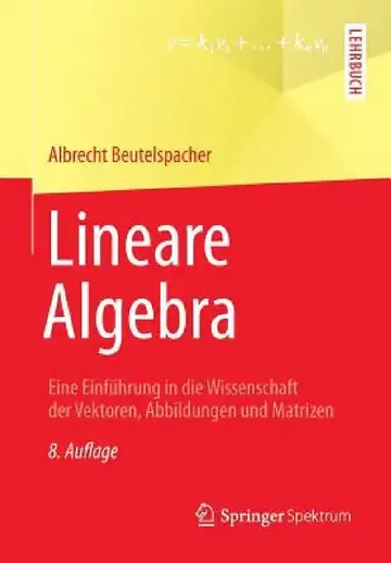 Cover of Lineare Algebra