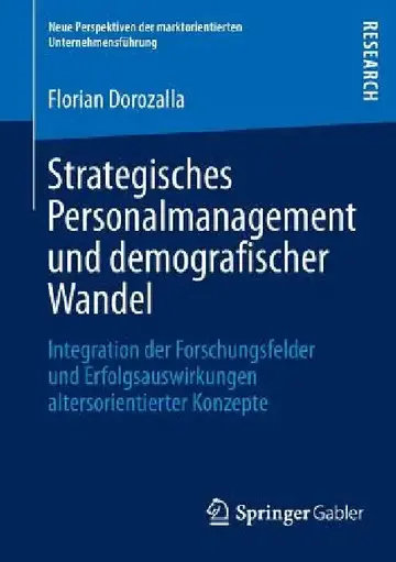 Cover of Strategisches Personalmanagement Und Demografischer Wandel