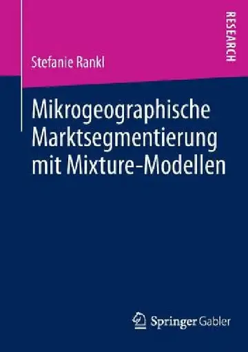 Cover of Mikrogeographische Marktsegmentierung Mit Mixture-Modellen