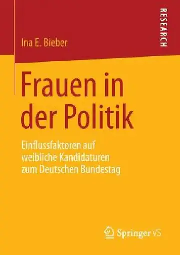 Cover of Frauen in Der Politik