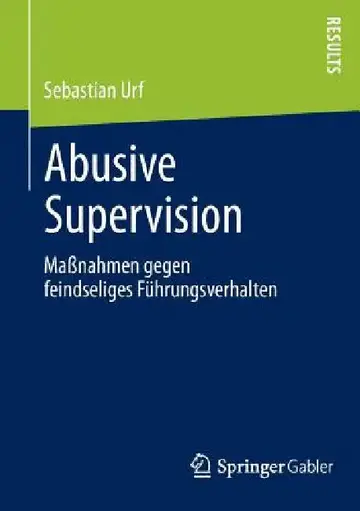 Cover of Abusive Supervision