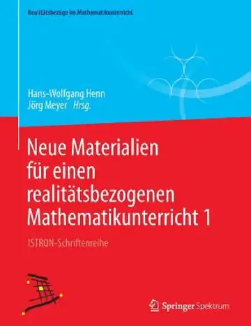 Cover of Neue Materialien Für Einen Realitätsbezogenen Mathematikunterricht 1