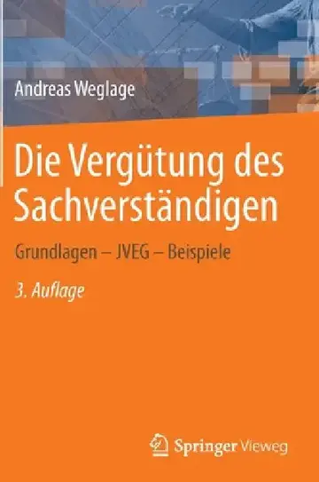 Cover of Die Vergütung Des Sachverständigen
