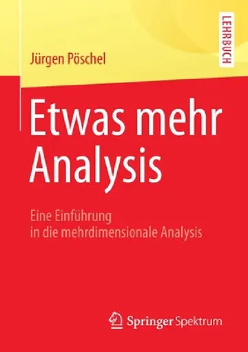 Cover of Etwas Mehr Analysis