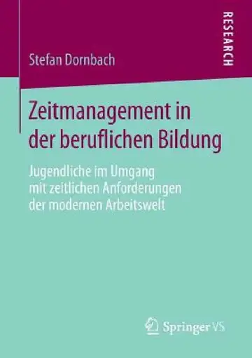 Cover of Zeitmanagement in Der Beruflichen Bildung