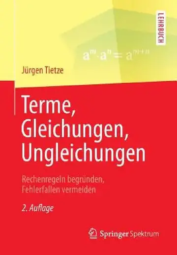 Cover of Terme, Gleichungen, Ungleichungen