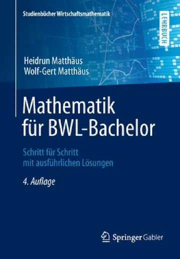 Cover of Mathematik Für Bwl-Bachelor