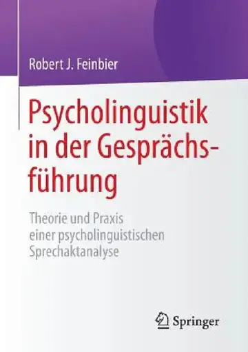 Cover of Psycholinguistik in Der Gesprächsführung